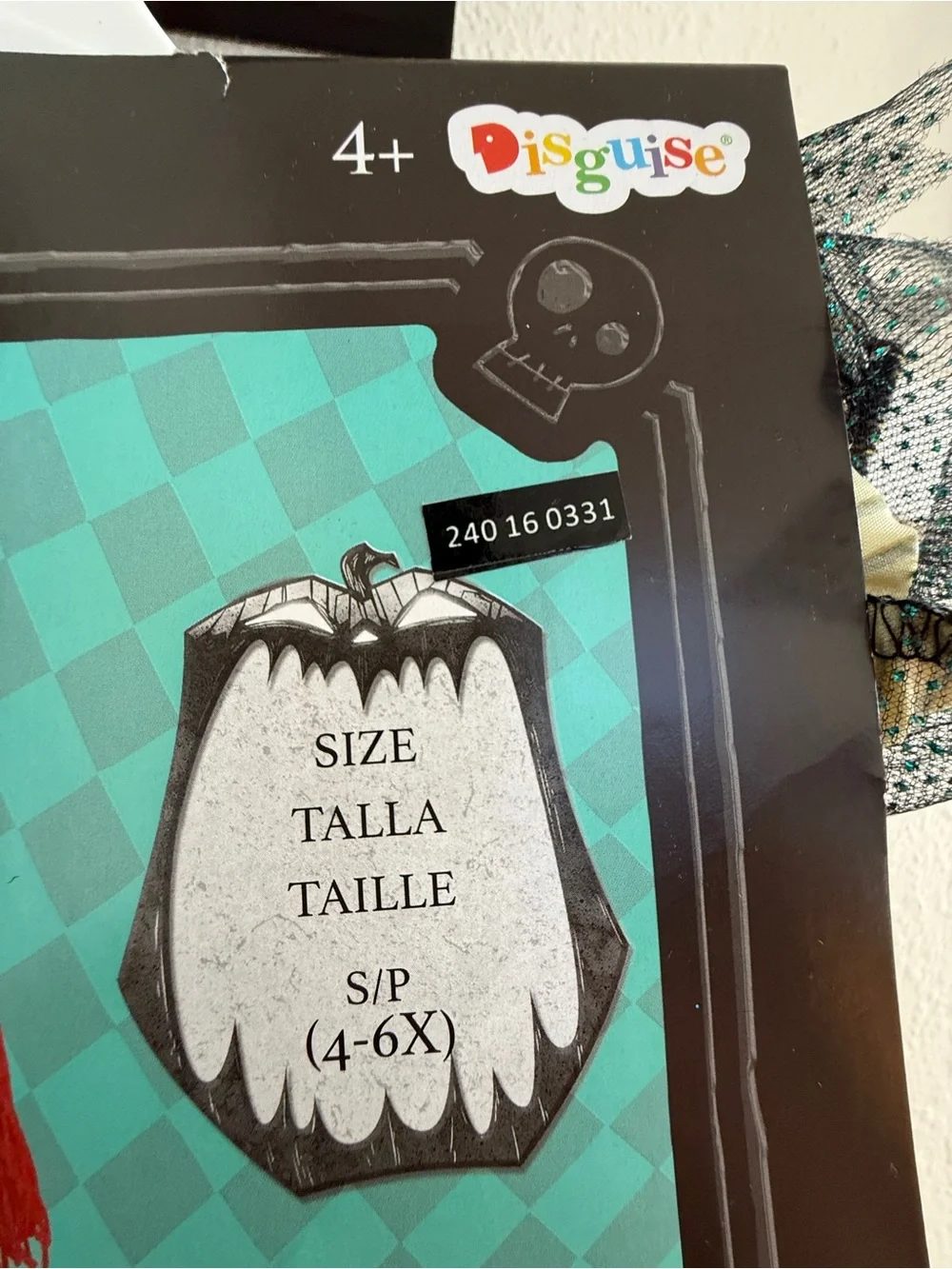 Disney the Nightmare Before Christmas Sally Deluxe Costume, Child Size SP(4-6X)